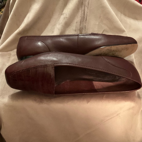 Classic ENZO‎ ANGIOLINI Liberty Cordovan Croc Leather Flats SZ 9M - Picture 7 of 9